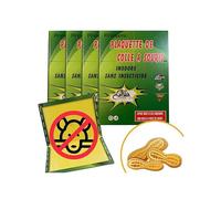 4 Plaques ultra collante pour souris et rats parfumées aux CACAHUÈTES, piège à glu pour souris et Rats professionel, Taille 21*31cm