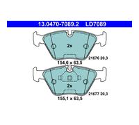 4 Plaquettes De Frein Ate 13-0470-7089-2-02