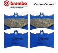 4 PLAQUETTES DE FREIN Avant BREMBO Bleu Carbone Ceramic Nordwest Gilera 600 1990