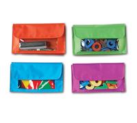 Learning Resources – Pochettes de rangement magnétiques (4) pour maternelle et tableau