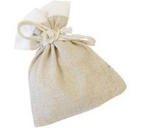 4 pochons toile tissu 10cm naturel blanc - hobi sc463 Blanc G