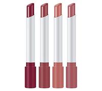 4 Polarized Set Change Long Lipstick Sets Velvet-Lip Température Pour Femmes Hydratant De Rouge À Lèvres Durable Rouge À Lèvres Gloss Set Cadeau Rouge À Lèvres Colle Ongles Avec Pinceau (A, One Size)