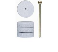 4 polissoirs Proxxon élastiques disques Ø 22 mm, axe 2,35 mm