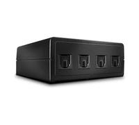 Lindy 70437 commutateur audio Noir