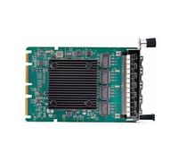 4-Port RJ45 Gigabit OCP 3.0 Server Network Card, Intel I350 - Adaptateur réseau - OCP 3.0 - Gigabit Ethernet x 4 - argent, vert - pour P/N: