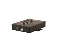 4 Port Serial Hub USB to RS232/RS485/RS422 Adapter - Industrial USB 2.0 to DB9 Serial Converter Hub - IP30 Rated - Din Rail Mountable Metal Serial