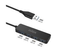 4-Port USB Hub Nilox NXHUB402 Black
