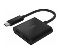 Hub 4 ports (2 USB-C et 2 USB-A) avec câble de 2 m - noir