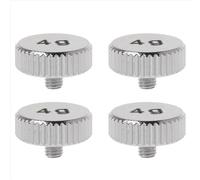 4 porte-cellules 4G avec poids, pièces métalliques pour platine vinyle électrique SL1200 SL1210 MK2 3 5 M5G, stylet DJ, argent