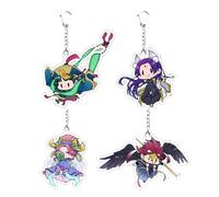 4 Porte Clés Carnets L'Apothicaire Anime Figurine Pendentifs Porte Clef Decor Acrylique Keychain Set