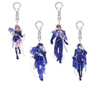 4 Porte Clés Project Sekais VividBadSquad Figurine Cosplay Accessoires Mignon Acrylique Keychain Merch