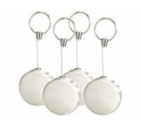 4 porte-clés zip Deluxe rétractables Infactory