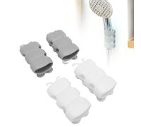 4 Porte-tête Réglable de Pack, Support Amovible pour la Salle de Bain pour Salle de Bain sans Forage, Convient à Diverses Pommes de Douche