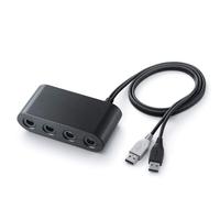 4 ports Convertisseur Adaptateur de Manette de jeu Contrôleur pour Nintendo Switch GameCube vers Wii U PC