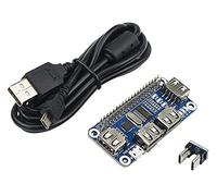 4 ports d'extension USB 2.0/1.1 USB vers UART et interface d'extension USB pour Raspberry Zero/W