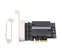 4 Ports Gigabit Ethernet Card High Performance Quad RJ45 Adaptateur réseau avec Un dissipateur de Chaleur amélioré pour Le Serveur de Poste de Travail de Bureau