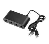 4 ports pour GC GameCube à pour Wii U PC USB Nintendo Switch Contrôleur de jeu Adaptateur Convertisseur