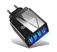4 Ports Rapide Chargeur USB QC3.0 Connecteur USB Secteur Accéléré Prise Port Mural Adaptateurs de Quick Charge Multiple Universel pour IPhone Samsung Huawei Xiaomi HTC LG Motorola Honor IPad Etc