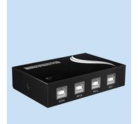 4 Ports Synchroniseur Informatique - Commutateur/distributeur/contrôleur KVM, Contrôleur De Synchronisation Clavier/souris USB, Synchroniseur De Manettes De Jeu Multi-ouverts DNF