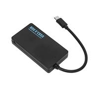 4 Ports USB 3.0 Hub 5Gbps Ultra Slim Type C Interface Good Heat Dissipation Portable Data Hub pour U Disk Clavier Noir 4 Port USB 3.0 HubType C Hubusb3. Hubul Ne Le Sera Pas pour USL (Black)