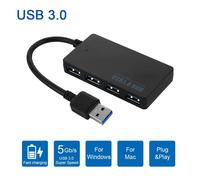 4 ports USB 3.0 Hub Ultra Slim Data Expansion Cable Splitter Adapter 5Gbps haute vitesse AC1518
