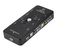 4 ports USB Switch Box KVM Sélecteur pour 2 PC Partager Clavier Souris Imprimante Scanner VGA Moniteur 1080p (4)