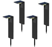 4 Potelets solaires OSTRY H41cm 150LM Noir G