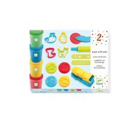 4 pots-21 outils pâte à modeler +2y