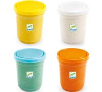 4 pots de pâte à modeler pailletée