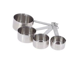 4 pots mesureurs en inox De Buyer
