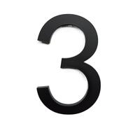 4 pouces/10cm numéro de maison moderne porte adresse à la numéros boîte aux lettres for numérique signe extérieur pouces