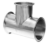 4 pouces Tri Clamp T en acier inoxydable 304 Ensemble de vannes de régulation