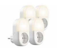 4 prises connectées 16 A et veilleuses SF-100.nl Luminea Home Control