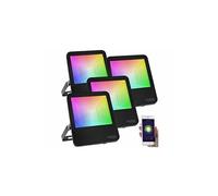 : 4 projecteurs LED connectés - 50 W - 4000 lm - RVB CCT