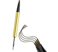 4 Prop Crayon À Sourcils Facile Control Dobule Smudgeproof Dobule Brows Spoolet Application Facile Pour Les Femmes Et Les Filles Ferme À Époque Où