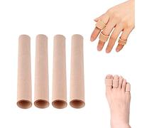 4 Protection Orteils en Silicone Découpable, Bandage de Tube de Protection des Doigts en Gel Doux pour Enlever les Cors, Traitement des Oignons, Callosités