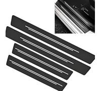 4×Protection Seuil de Porte de Voiture pour Land Rover Defender 110 2020-2023, Protection Seuil de Porte en Fibre de Carbone, Rayures et Anti-Dirt