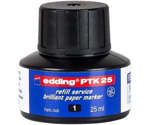 [4-PTK25001] edding Recharge d'encre ptk 25 noir