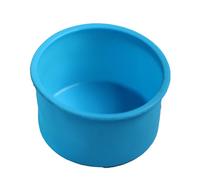 4 Pulgadas De Silicona Ronda Pudín Molde De La Torta De Pan No Palo Bandeja Para Hornear Magdalenas Mousse Molde Para Hornear Diy Repostería Herramientas Para Hornear