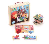 4 puzzles boucle d'or