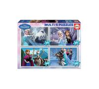4 Puzzles Disney : 50 - 80 - 100 - 150 Pieces - La Reine Des Neiges : Elsa Anna Olaf Swen - Puzzle Enfant Educa Nouveaute