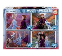 4 puzzles - Disney - La Reine des Neiges - 50 80 100 et 150 pièces