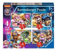 4 puzzles en 1 - Paw Patrol : The Mighty Movie