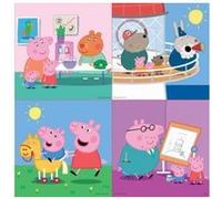 4 puzzles enfant - peppa pig - 12 - 16 - 20 - 25 pieces - educa - peppa cochon G