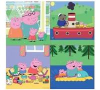 4 Puzzles Enfant - Peppa Pig - 6 - 9 - 12- 16 Pieces - Educa - Peppa Cochon