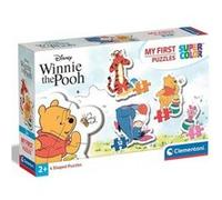 4 puzzles enfant progressifs clementoni winnie l ousron tigrou bourriquet porcinet 3 - 6 - 9 - 12 pieces G