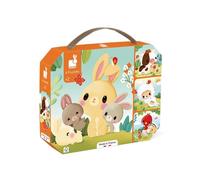 4 Puzzles Évolutifs Animaux de la Ferme - 6-9-12-16 Pièces - Jouets Enfant - Jeux Éducatifs - Fabriqué en France - Dès 24 Mois