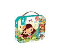 4 puzzles evolutifs janod 4 saisons de 6