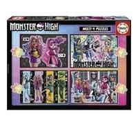 Educa Borrás – 4 puzzles progressifs – Monster High – 50-80-100-150