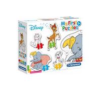4 Puzzles Progressifs Enfant - Roi Lion Bambi - 101 Dalmatiens - Dumbo 3 - 6 - 9 - 12 Pieces